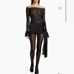 Ronny Kobo Maribeth Lace Off-The-Shoulder Top